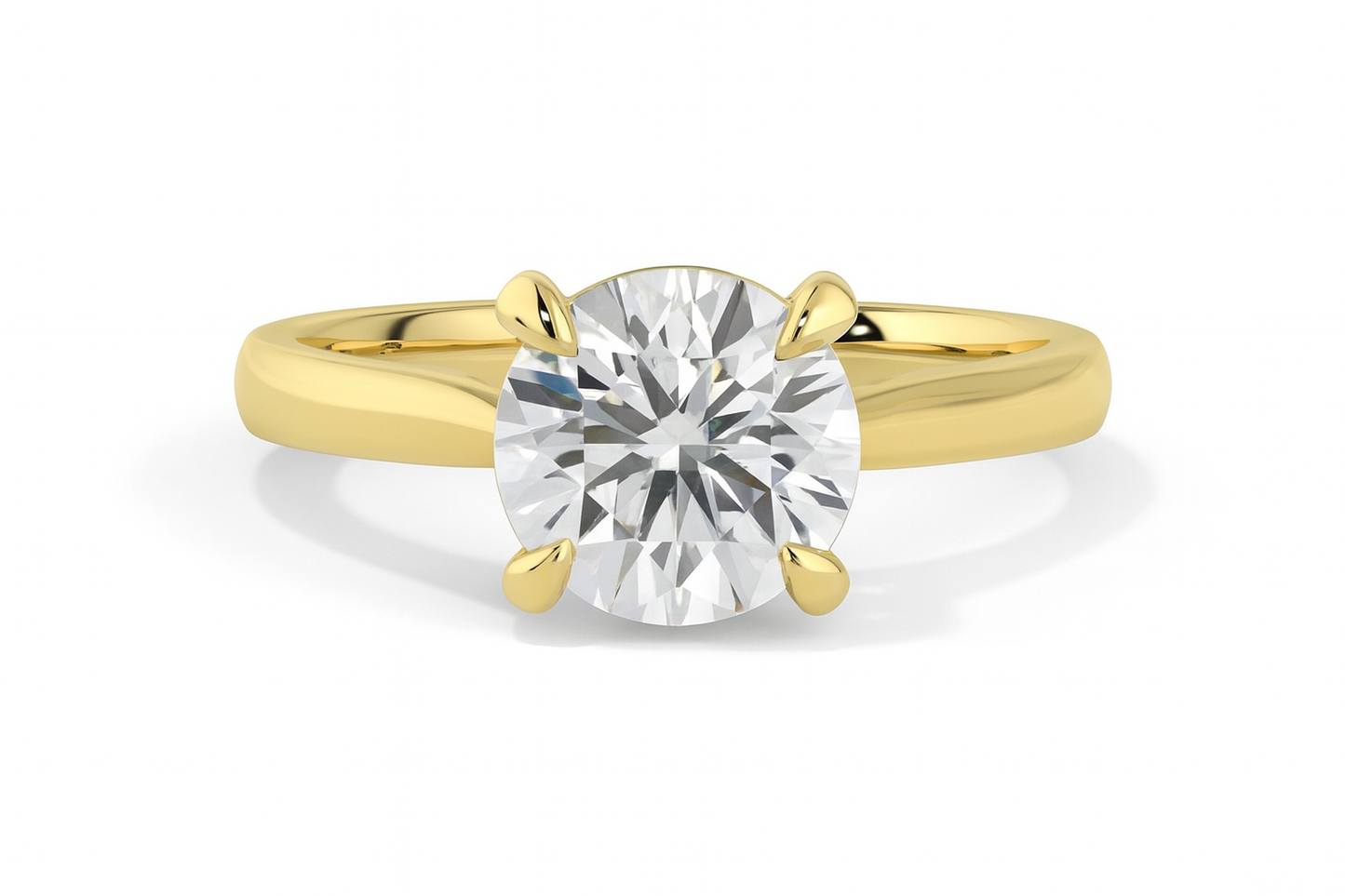 Solitaire Round Diamond Ring