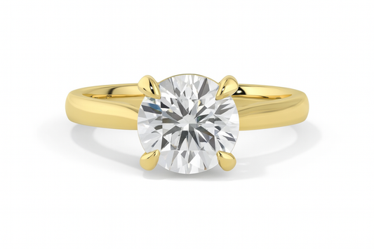 Solitaire Round Diamond Ring